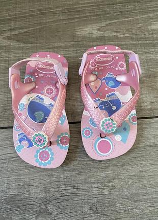 Havaianas в’єтнамки на дівчинку 19-20розмір