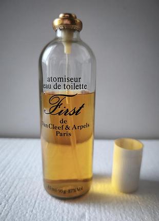 Atomiseur eau de toilette first  de van cleef & arpels paris 83 ml