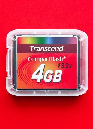 Карта памяти фото cf 4 gb compactflash 4gb transcend 133x карта памяти флешка