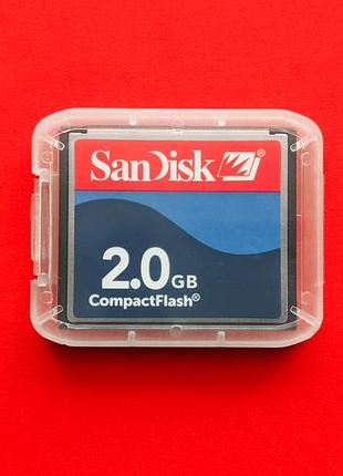 Карта памяти фото cf 2gb compactflash 2 gb sandisk карта памяти флешка