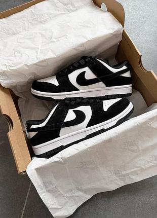 👟 кроссовки nike sb dunk low white black/наложка bs👟