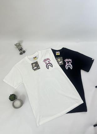 Футболки bape x stussy