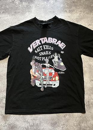 Vertabrae "salt kills snails" atlanta all star pop up tee xl giant