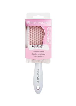 Щетка для быстрой сушки волос феном brushworks professional quick blow dry hair brush