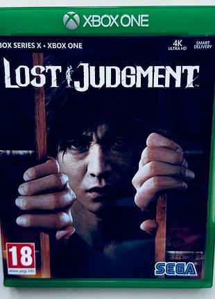 Lost judgment + стікери, б/в, англійська версія - диск для xbox series x / xbox one