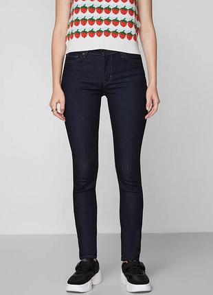 Levis premium 711 skinny 28 женские темно синие джинсы