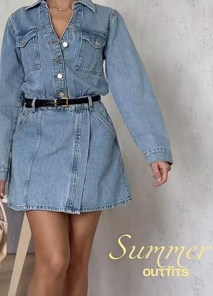 Сукня джинсова zara нова колекція s