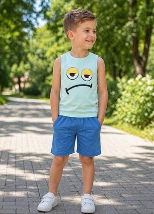 Майка шорти для хлопчика 5 років 110р cool club c&a
