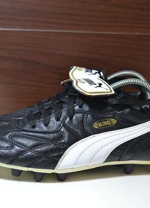Puma king 42р бутсы бампы копочки шиповки кожаные оригинал