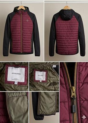 Чоловіча куртка-гібрид jack & jones (m) – стиль та комфорт!