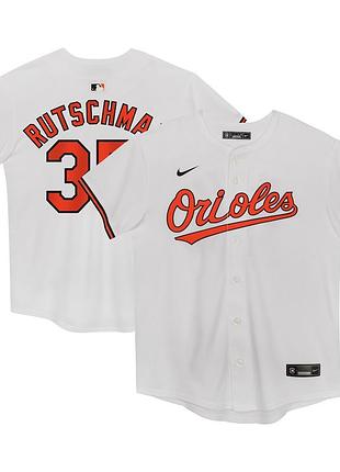 Mlb men's adley rutschman white baltimore orioles home limited player jersey l