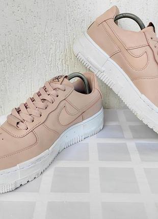 Кожанние кроссовки nike air force 1  р.38-39