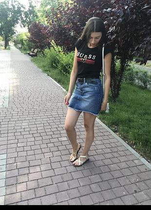 Юбка джинсовая