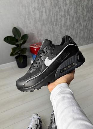 👟 кроссовки nike air max 90 reflective black / наложка bs👟