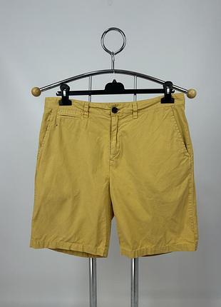 Шорти burberry brit 34 luxury casual жовті premium summer shorts