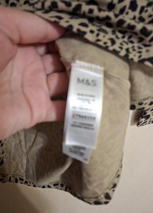 🧊 лонгслив кофта m&amp;s 10 m у леопардовый принт 8