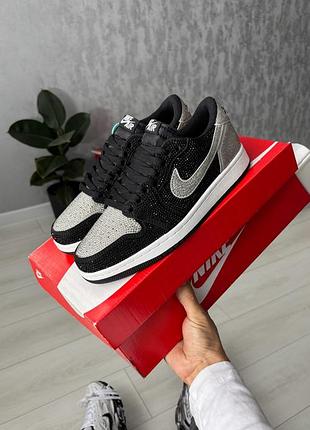 👟 кроссовки nike air jordan 1 swarovski stealth / наложка bs👟