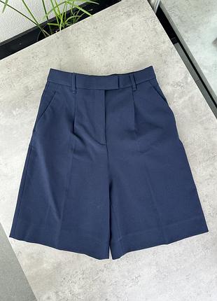Шорти zara темно синього кольору