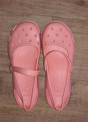 Женские кроксы crocs shayna mjane ldsc99 розовые w10/41-42/24.5-25 см по стельке