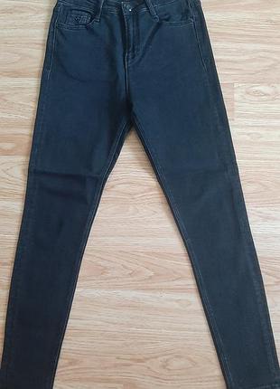 Женские черные джинсы skinny
