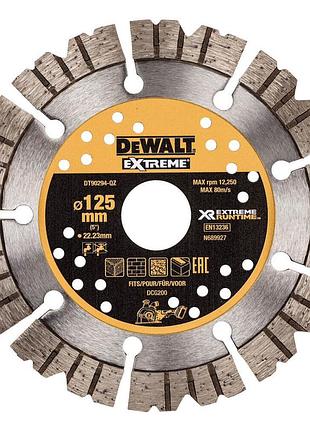 Диск алмазний dewalt extreme 125х22.2 (dt90294)