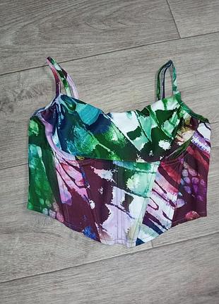 Топи топ корсетний топ zara divided primark asyou