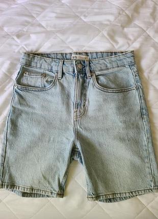 Джинсовые шорты zara