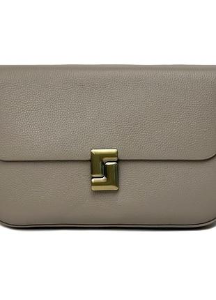 Сумка крос-боді натуральна шкіра бежевий арт.fir2456 beige maryam туреччина