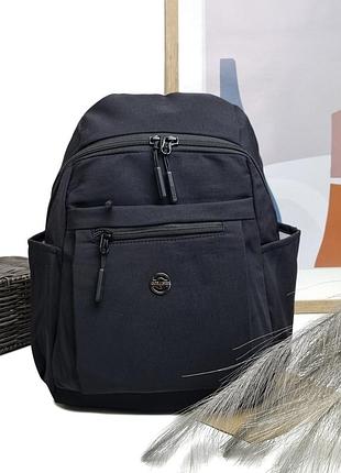 Качественный рюкзак полиэстер черный арт.25025 black gorangd (китай)