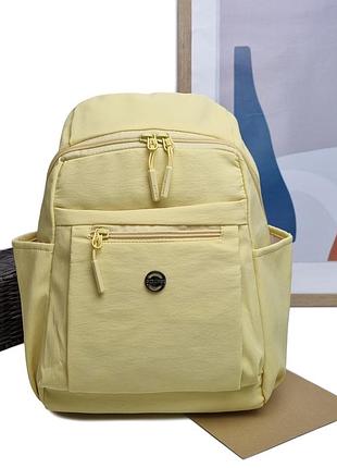 Стильный рюкзак полиэстер желтый арт.25025 yellow gorangd (китай)