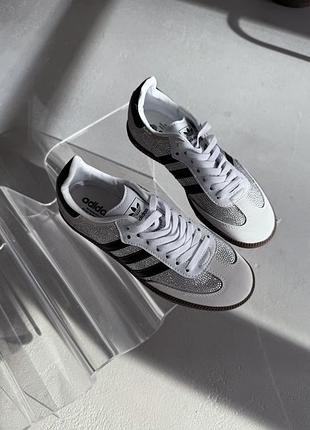 👟 кеди adidas samba white swarovski / наложка bs👟