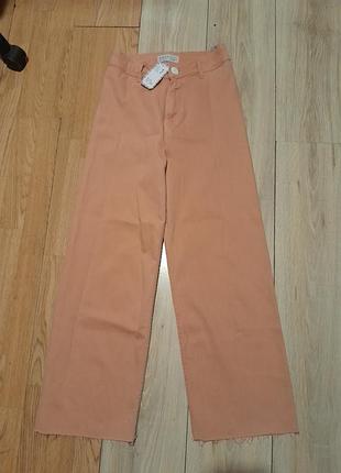 Фирменные джинсы палаццо,denim co.,размер38