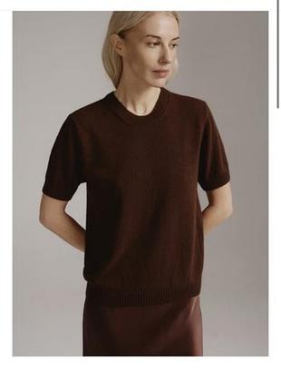 Жіноча футболка з вовни ягня sage limited knitwear