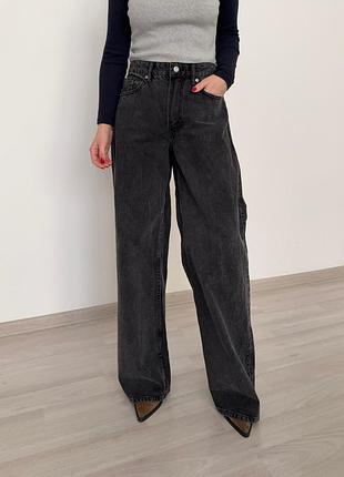 Джинси wide leg h&amp;m
