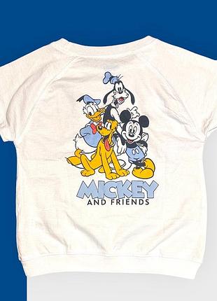 Біла футболка disney з двостороннім малюнком