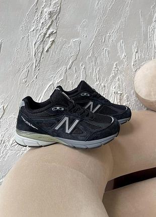 😍 женские кроссовки new balance 990 v4 black