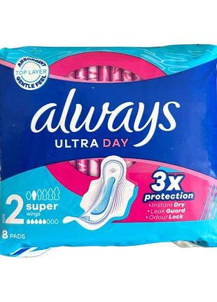 Гігієнічні прокладки always ultra day super 8 шт.