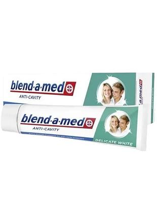 Зубная паста blend-a-med анти-кариес мягкое отбеливание 75 мл. 7418