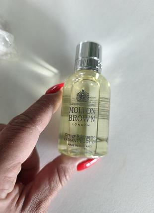 Molton brown orange &amp; bergamot radiant body oil - масло для тела «апельсин и бергамот» 45ml
