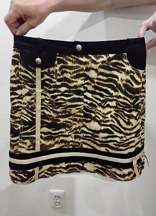 ​🐆 стильная юбка с животным принтом от laurèl jeans