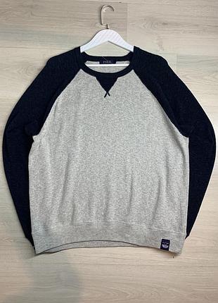 Неймовірний чоловічий светр polo ralph lauren бавовняний базовий джемпер premium casual розмір xl (54 ua) м’який стильний пуловер