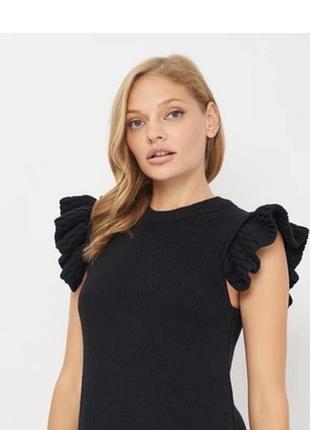 Футболка /майка zara s-xs ,чорна