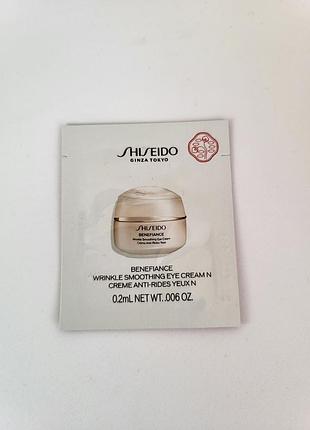 Крем антивозрастной для кожи вокруг глаз shiseido benefiance wrinkle smoothing eye cream