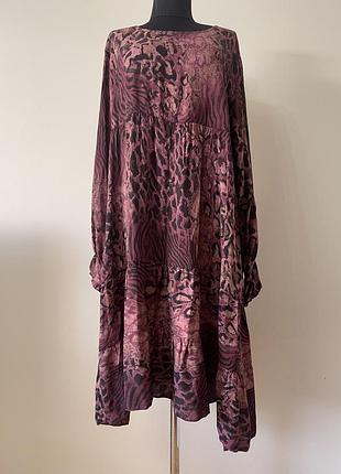 Жіноча сукня з віскози італія l/xl
