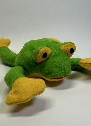 Мʼяка іграшка жабка ty beanie baby