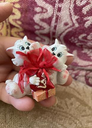 Статуэтка мини котики, полистоун