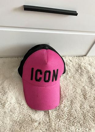 Бейсболка бейс рожевий icon