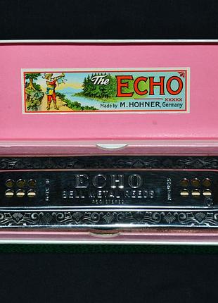 Губная гармоника echo harp m. hohner c/g 55/80 m2