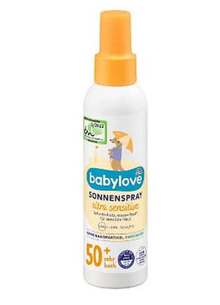 Babylove сонцезахисний спрей для дітей spf 50+ – захист чутливої ​​шкіри малюка від перших променів сонця