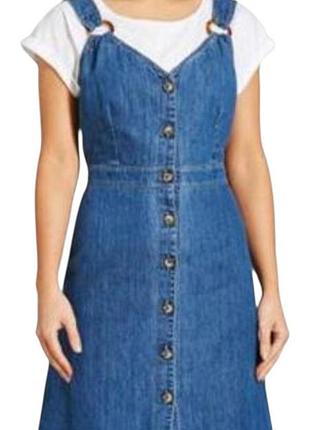 Denim,новый джинсовый джинсовый сарафан р.м